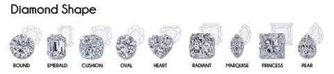 diamond cut shapes