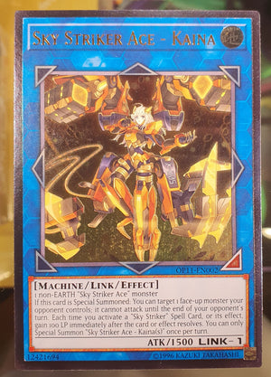 Yugioh - Sky Striker Ace - Hayate *Ultimate Rare* OP10-EN002 (NM