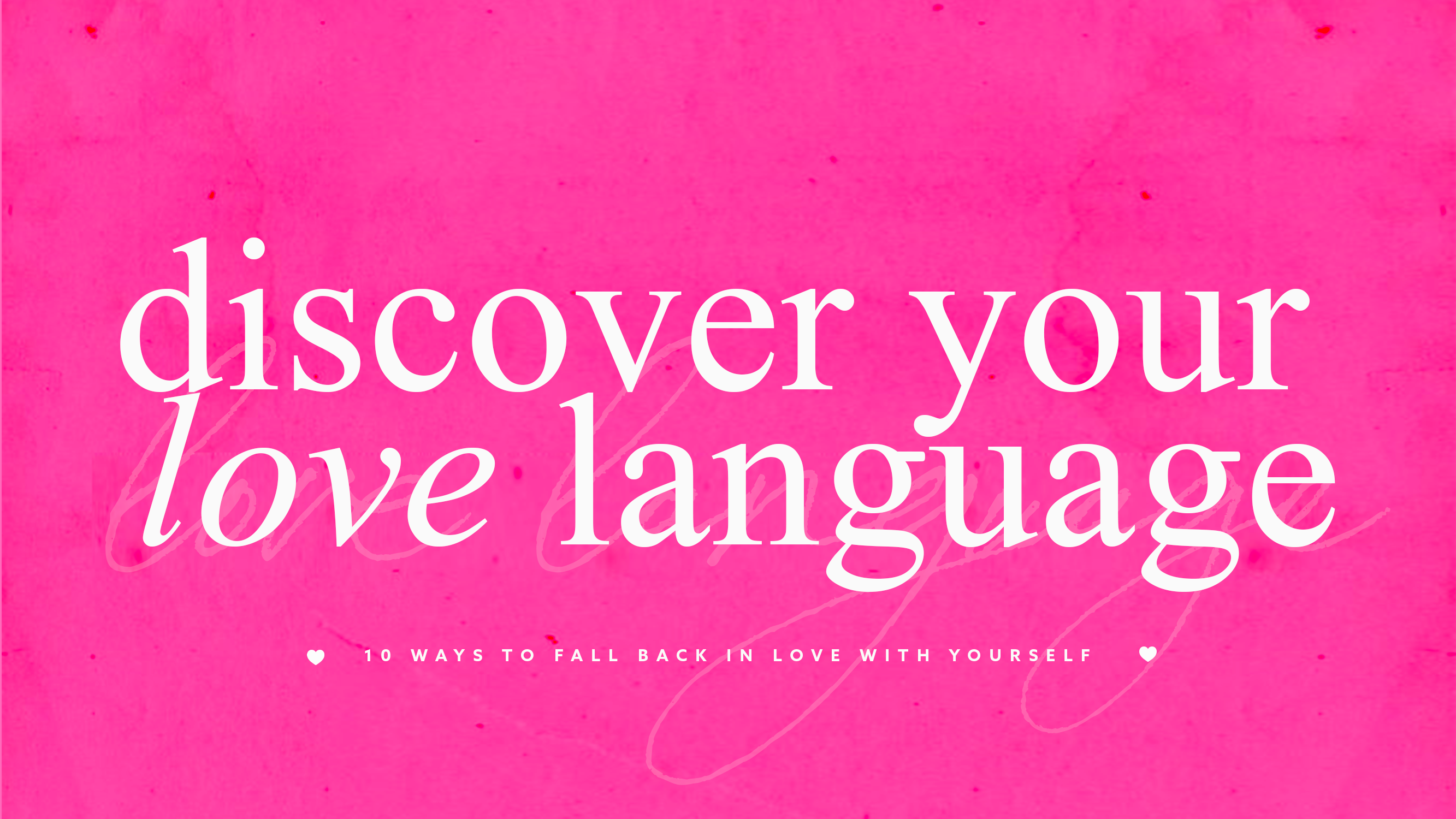 discover your love language
