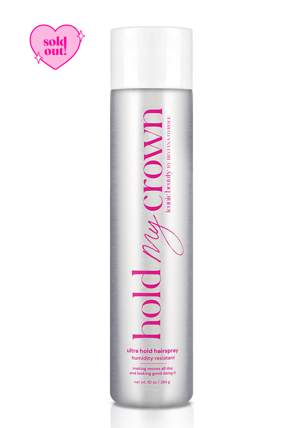 hold my crown ultra hold hairspray - Iconic Beauty by Bryiana Dyrde product image