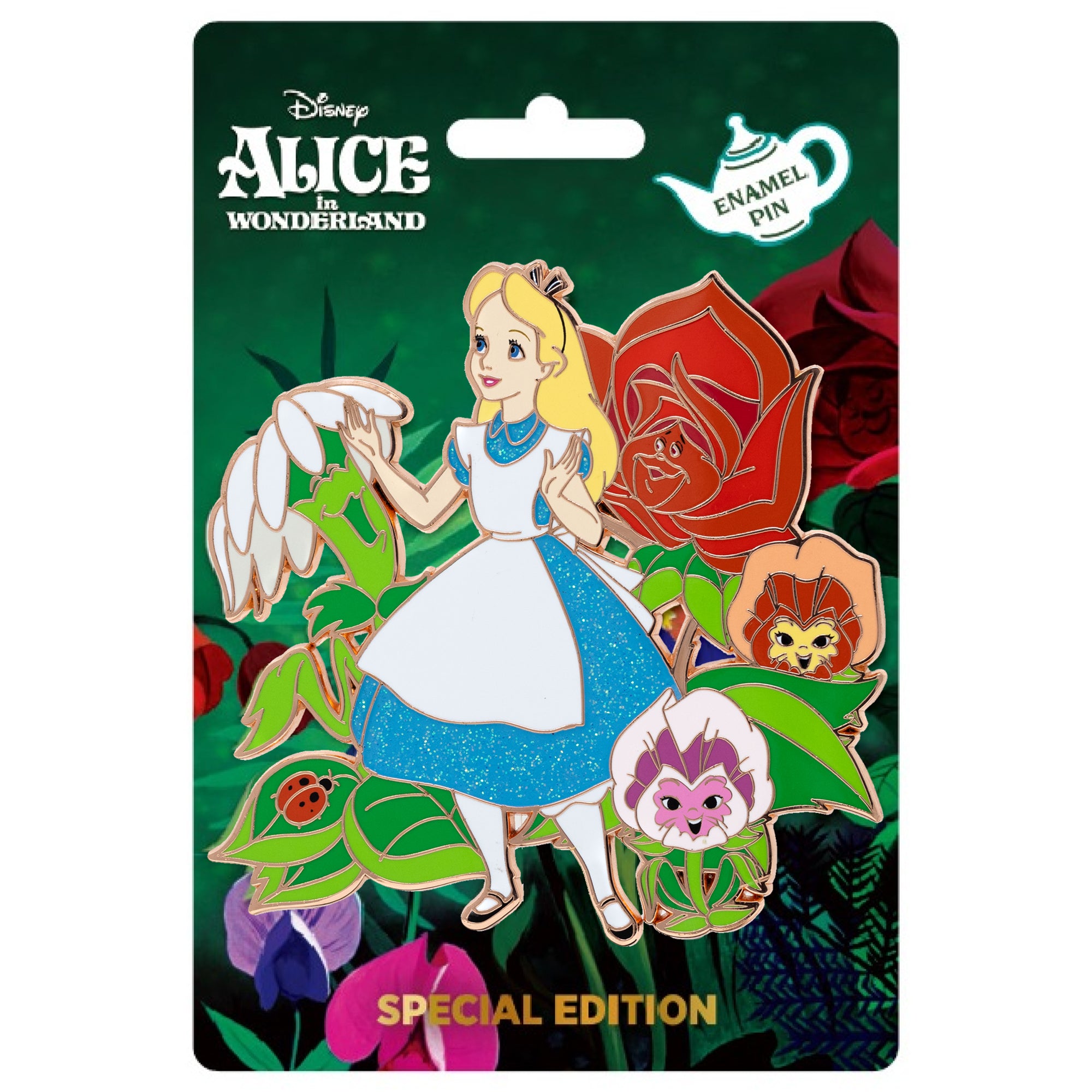 Disney Alice in Wonderland and the Flowers Collectible Pin Special Edition 300