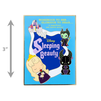 Disney Cute Movie Poster Series Sleeping Beauty 3" Collectible Pin Limited Edition 300