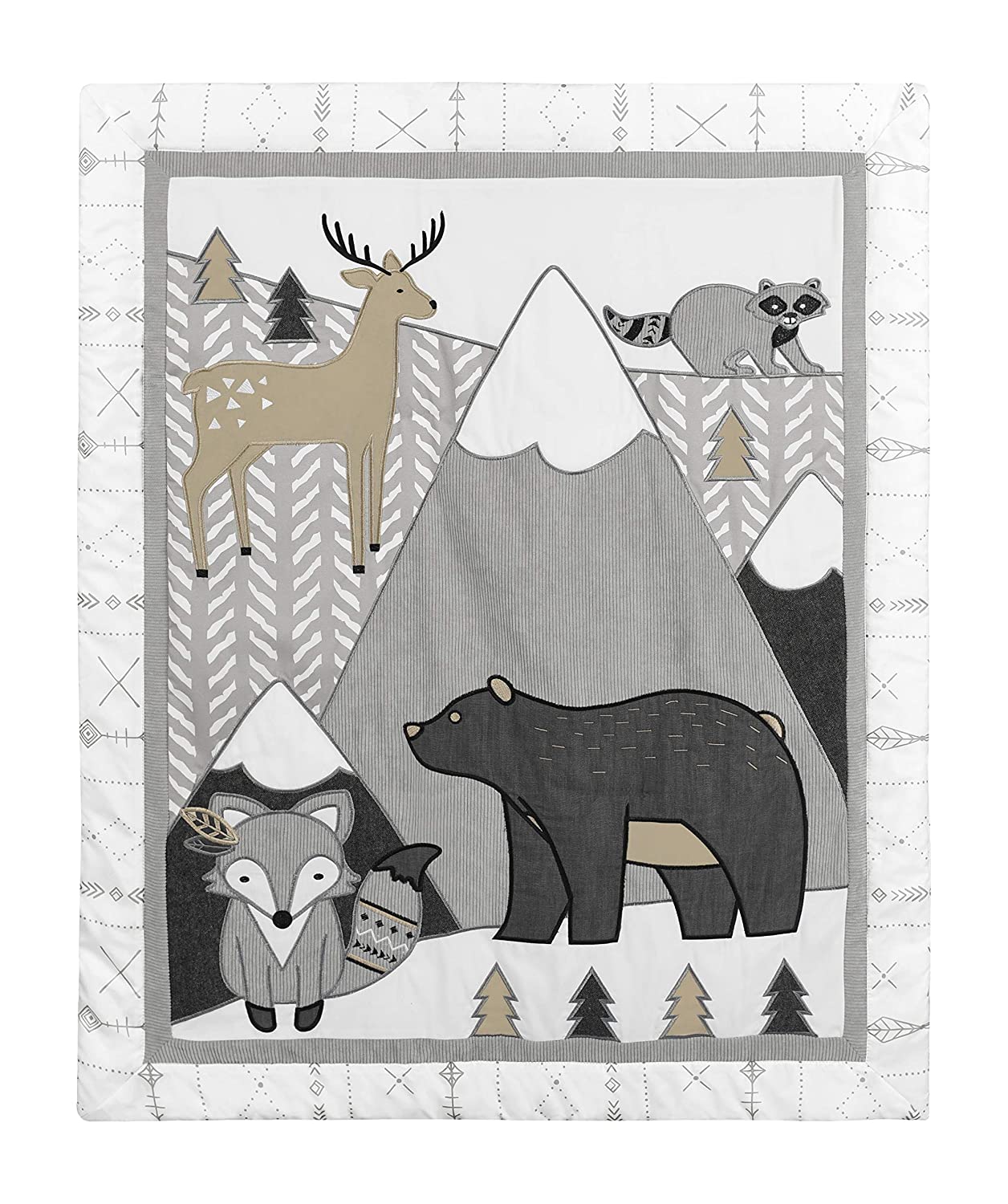 mountain baby crib bedding