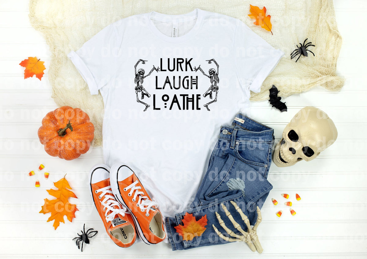 Lurk Laugh Loathe Skeletons Dream Print or Sublimation Print – Puttin ...