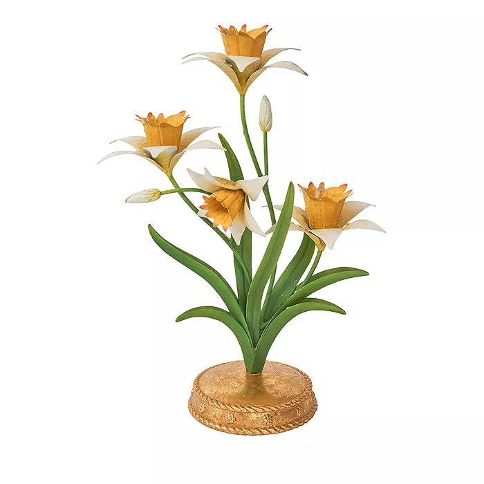 {Juliska} Meadow Walk Daffodil 14" Centerpiece Candelabra :: Yellow
