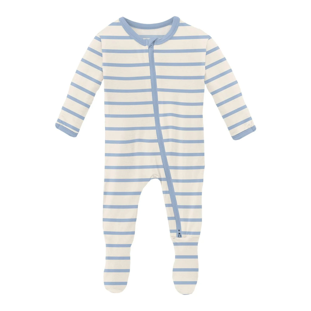 Kickee Pants} Long Sleeve Pajama Set :: Pond Rainbow – Ellington & French