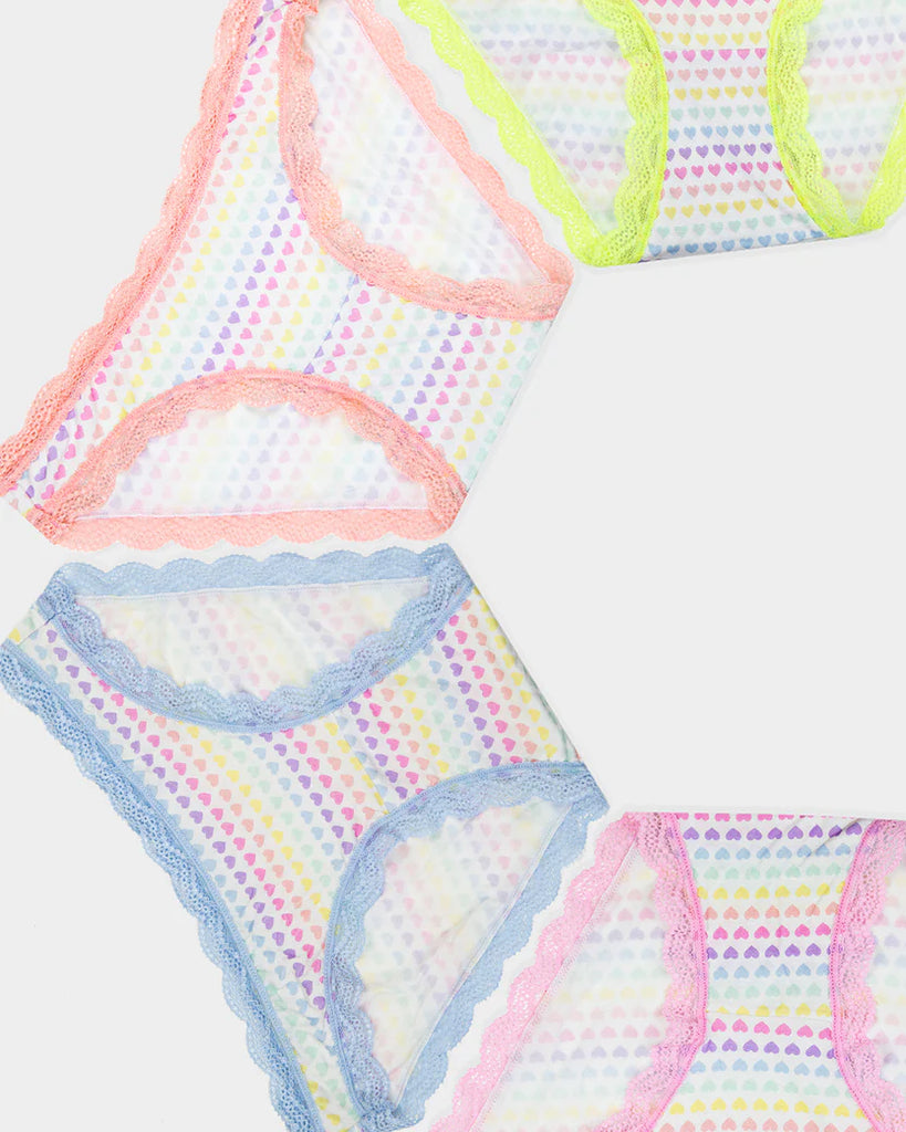 Stripe & Stare} Knicker Box :: Rose Carousel :: Pack of 4 – Ellington &  French