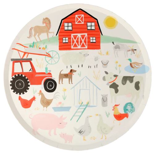 One Hundred 80 Degrees} Melamine Paper Plates (Set of 4) – Ellington &  French