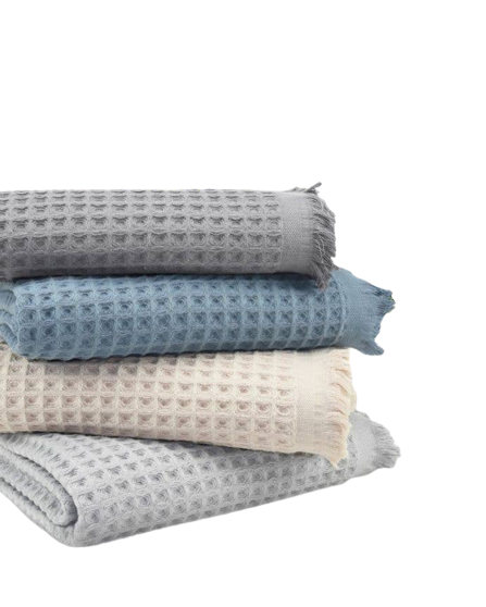Lycia Turkish Cotton Waffle Bath Towel