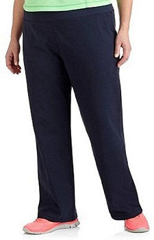 danskin now women's plus size dri more core bootcut workout pants