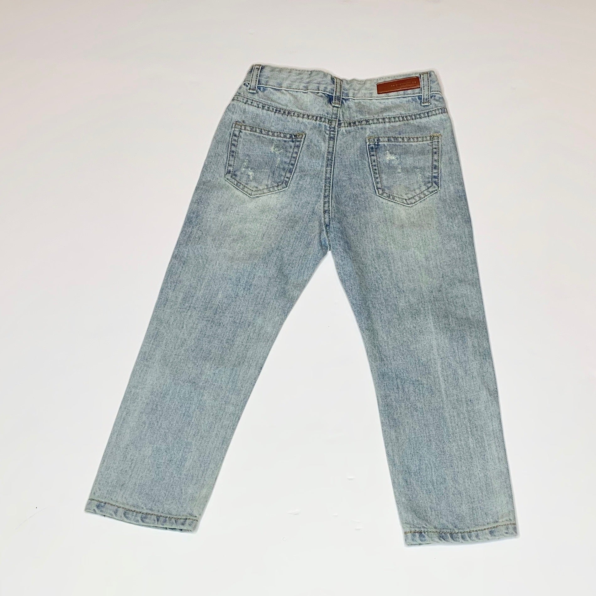 dad jeans trashed