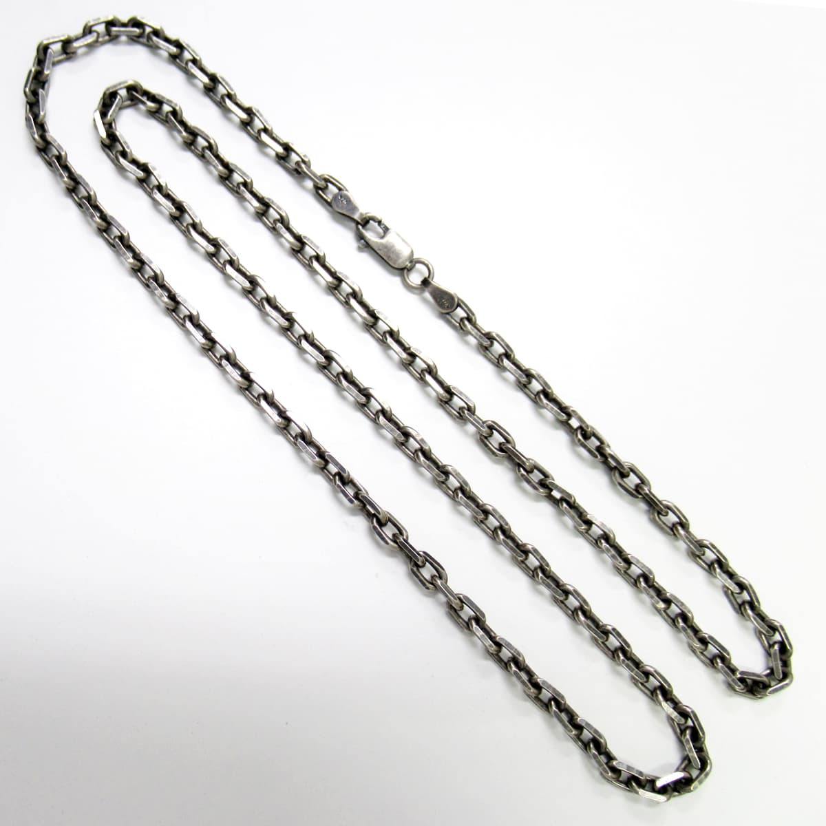 シルバーアクセサリーブランド ラットレース - 4 sides cut Necklace