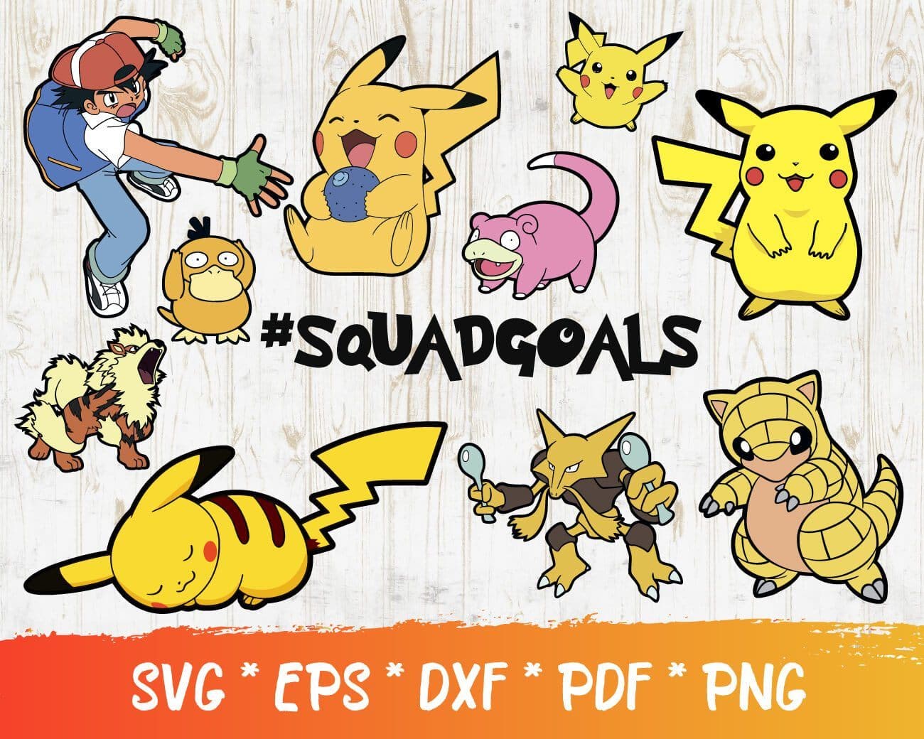 Download 100+ Pokemon Bundle SVG SVG, DXF, EPS, PNG - Honey SVG