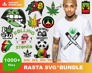 Download 1000 Rasta Weed Bundle Svg Eps Dxf Png Honey Svg