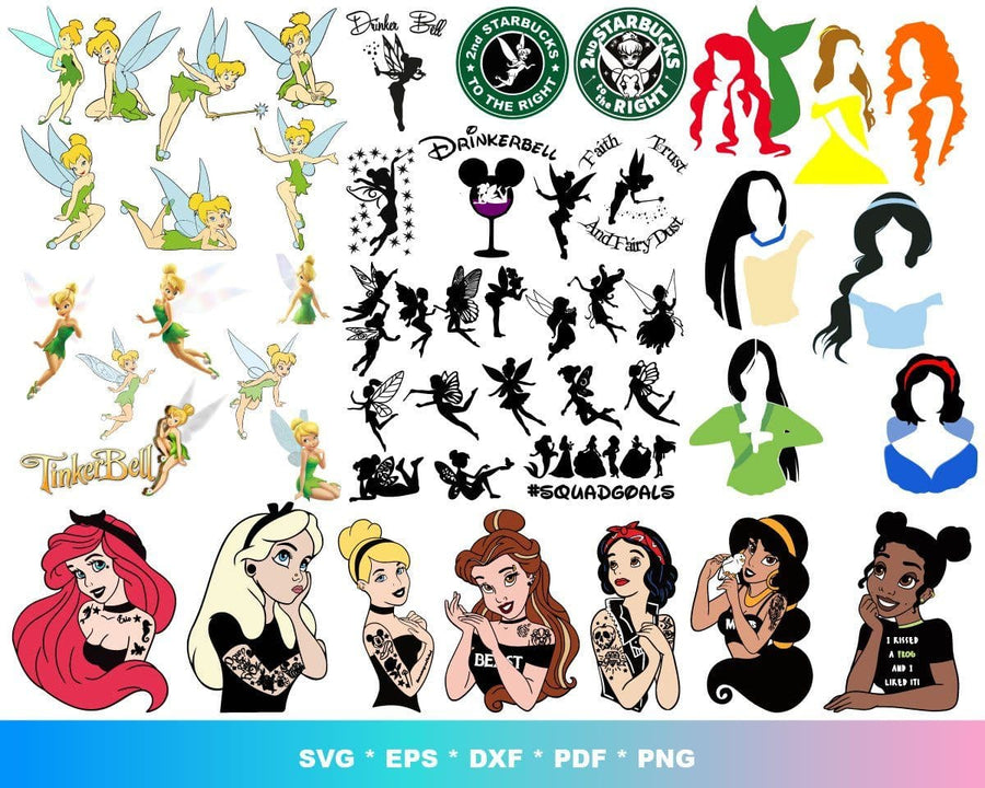 Free Free 163 Disney Princess Svg Bundle SVG PNG EPS DXF File