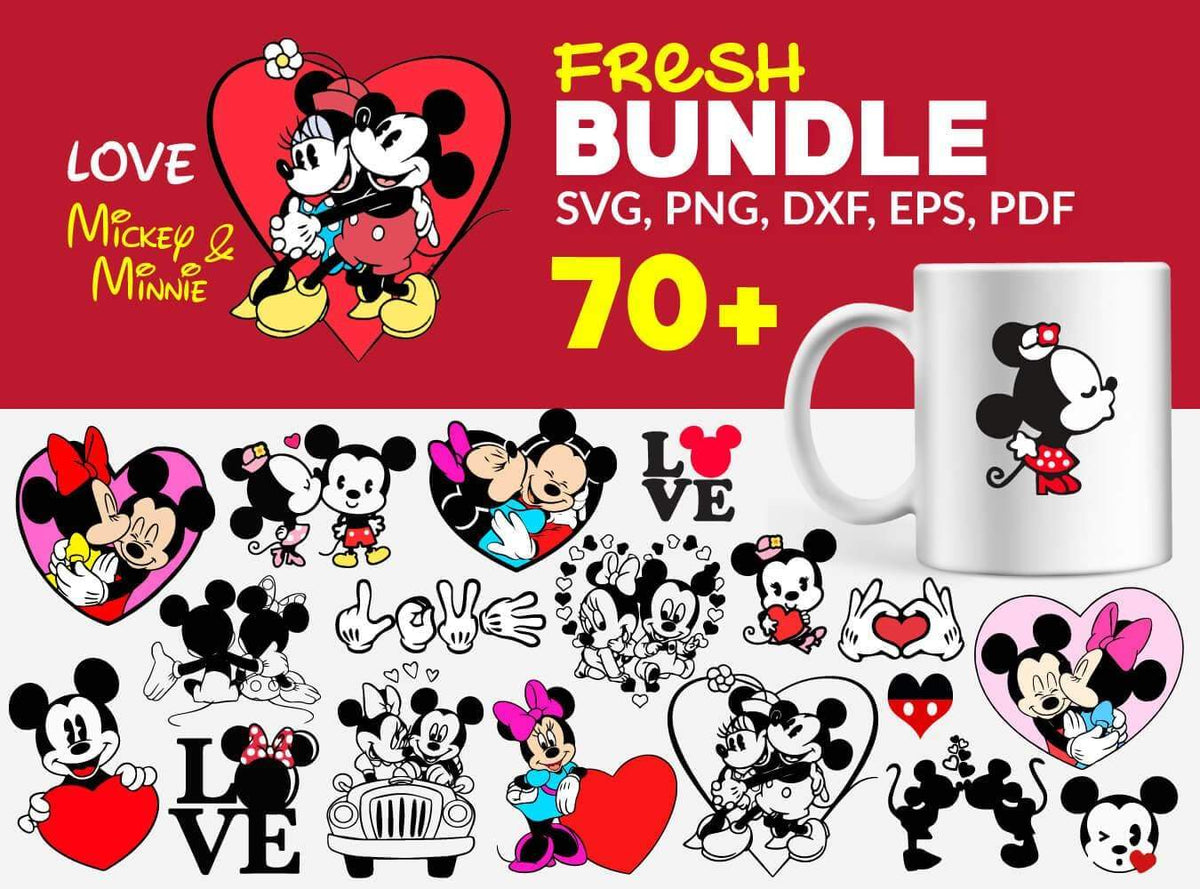 Free Free 209 Mickey And Minnie Love Svg SVG PNG EPS DXF File