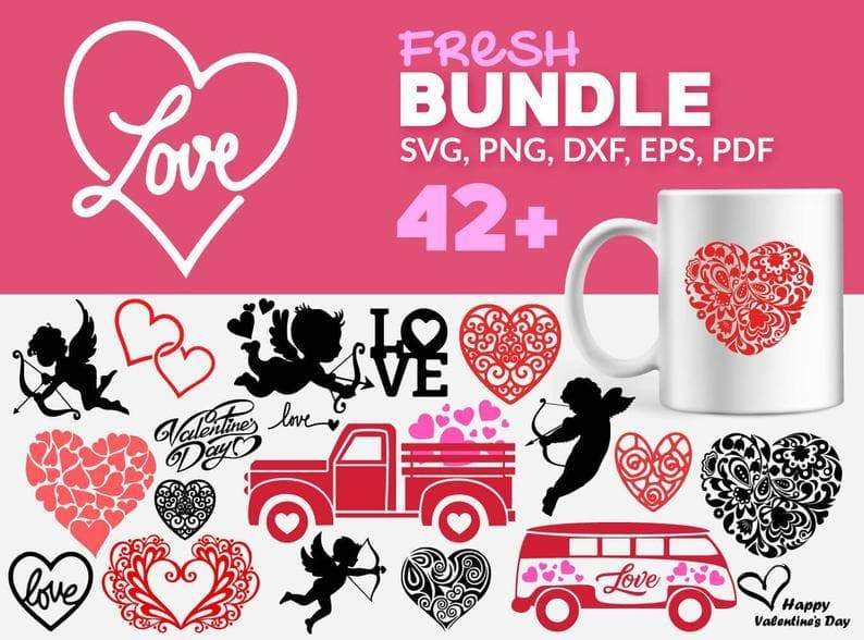 Download Love Bundle Svg, Png, Dxf, Eps - Honey SVG