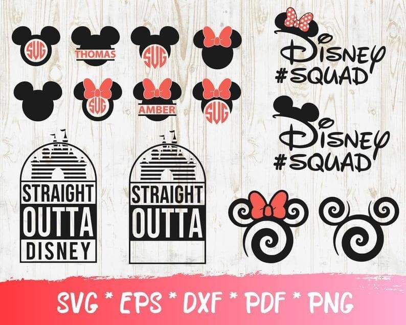 Download 300+ Disney Vacation Bundle Svg, Dxf, Png, Eps - Honey SVG