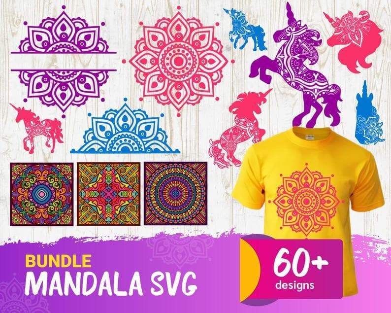 Mandala Bundle Svg, Eps, Png, Dxf - Honey SVG