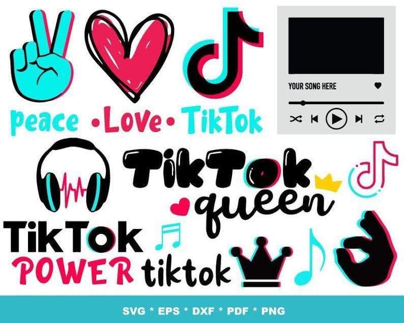 Free Free 135 Peace Love Tik Tok Svg SVG PNG EPS DXF File