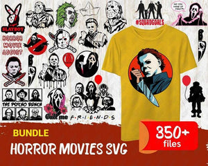 350 Horror Movies Bundle Svg Png Eps Dxf Honey Svg