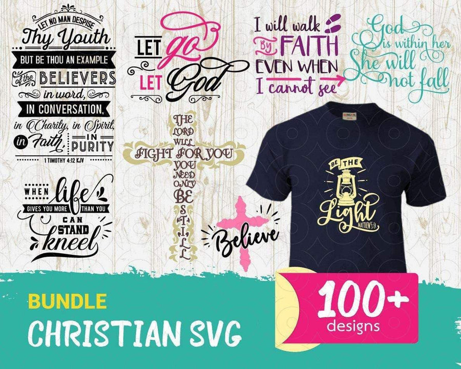 Download 100 + Christian Bundle Svg, Dxf, Png, Eps - Honey SVG
