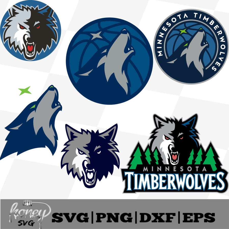 Minnesota Timberwolves NBA Svg, Eps, Dxf, Png – Honey SVG