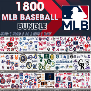 Download Mlb Baseball Bundle All 30 Teams Svg Eps Dxf Png Honey Svg