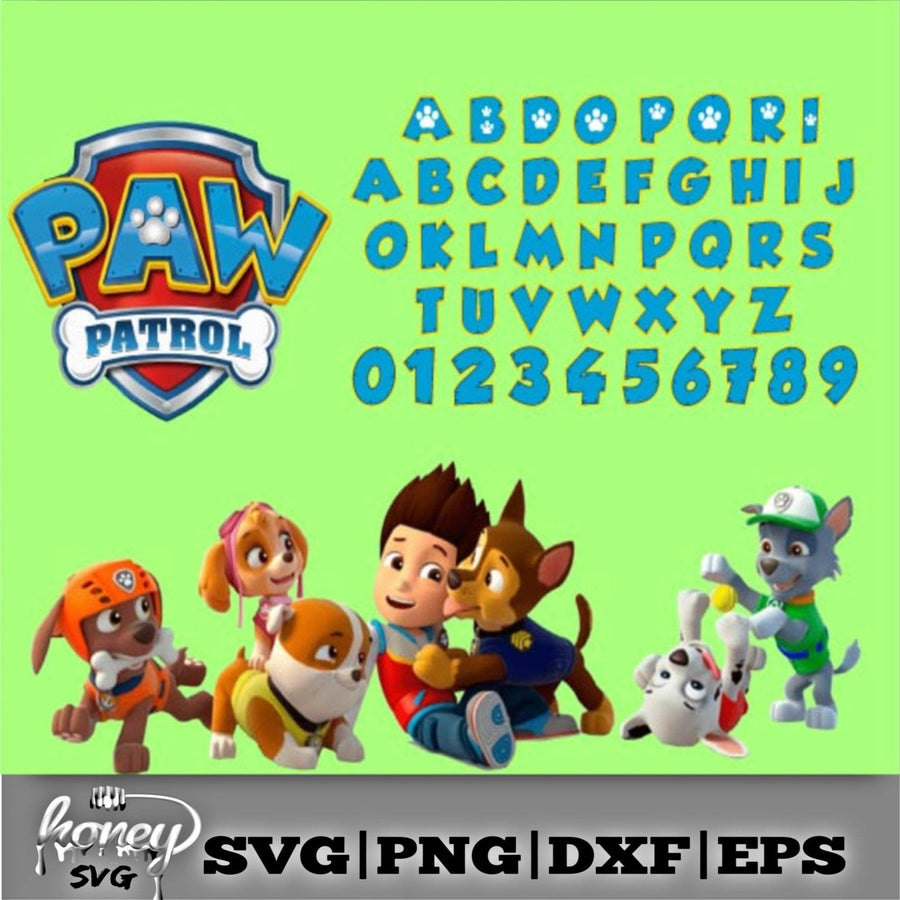 Free Free Paw Patrol Alphabet Svg Free 474 SVG PNG EPS DXF File