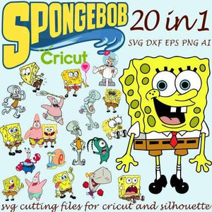 Download Spongebob Svg Bundle Christmas Spongebob Clipart Cartoon Clipart Honey Svg