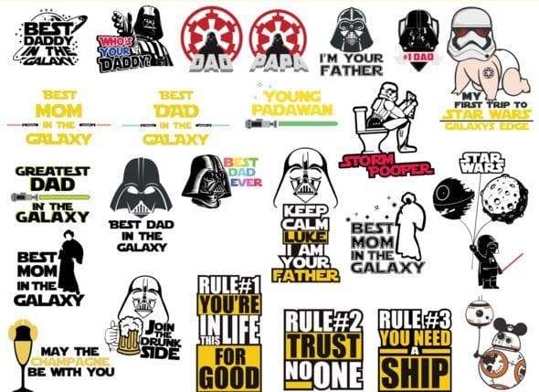 Download Star Wars Mega Bundle, SVG, DXF, PNG - Honey SVG