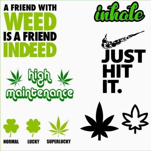 Download Weed SVG Bundle, SVG Format Only - Honey SVG