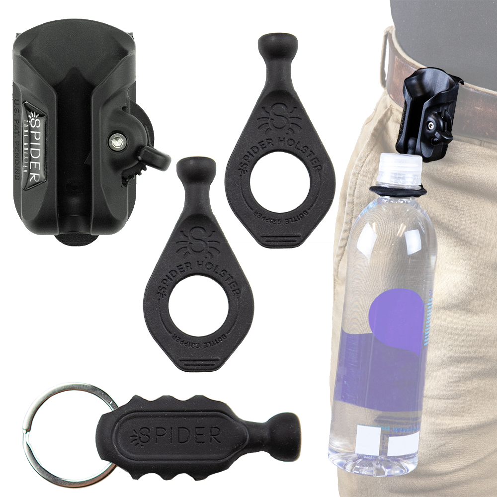 Spider Monkey Water Bottle Holder with Holster Base