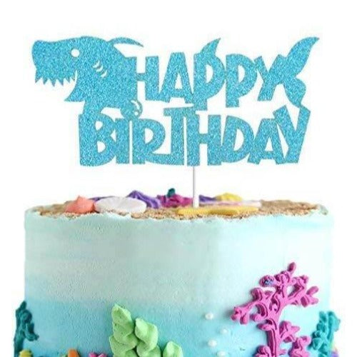 Shark First Birthday The Smash Cake