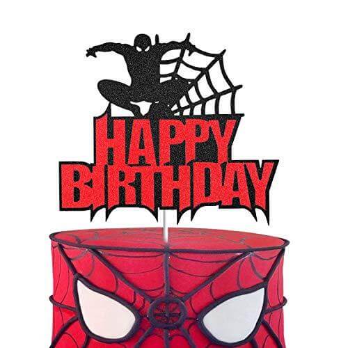 Cake Smash Spiderman Happy Birthday Cute Cake Topper – The Smash Cake