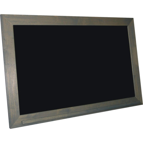 Classic Schoolhouse Black Chalkboard - Blue/Grey Barnwood Frame