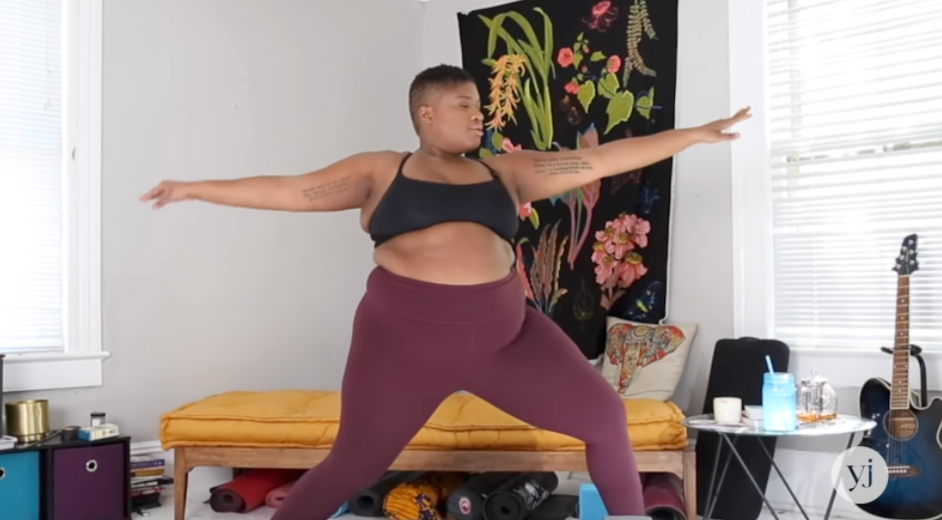 Set it Down - Yoga. Via: Yoga Journal’s video featuring Jessamyn Stanley