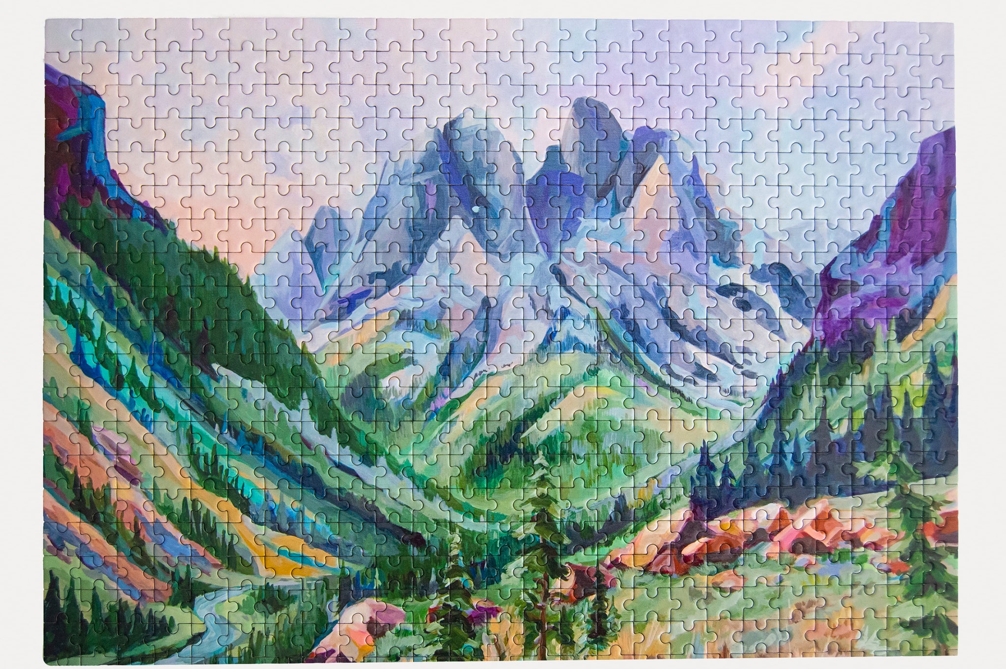 Lake Solitude Puzzle 500 Piece Jigsaw Puzzle