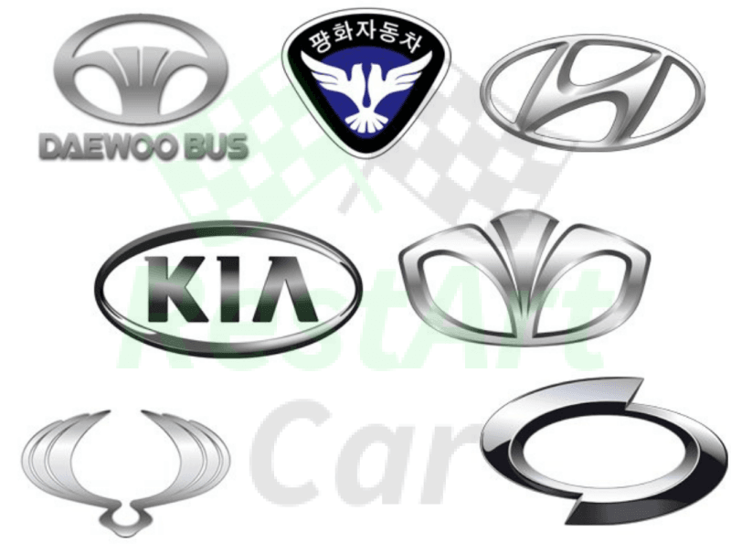 List of KOREAN Car BRANDS Symbols Logos Decal Set – www.restartcar.eu