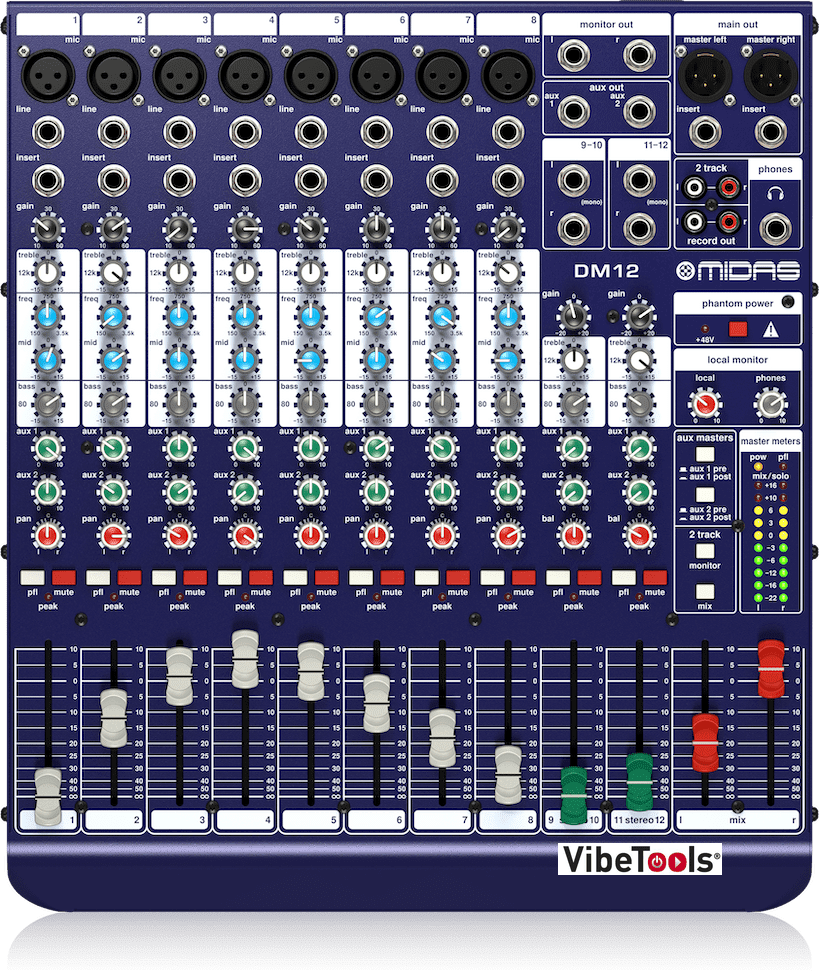 Midas Dm12 Analogue Mixer 2169