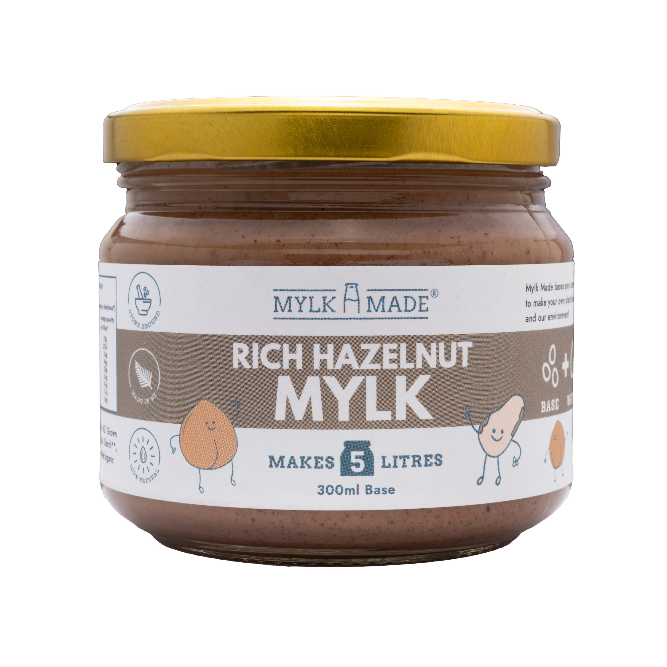 Rich Hazelnut Mylk Base – Mylk Made - Nut and Seed Mylk Bases