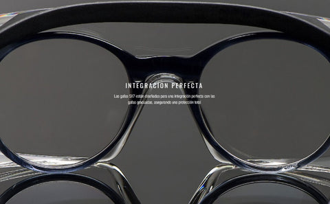 Gafas protección trabajo Univet 5X7. Cubregafas de seguridad protector –