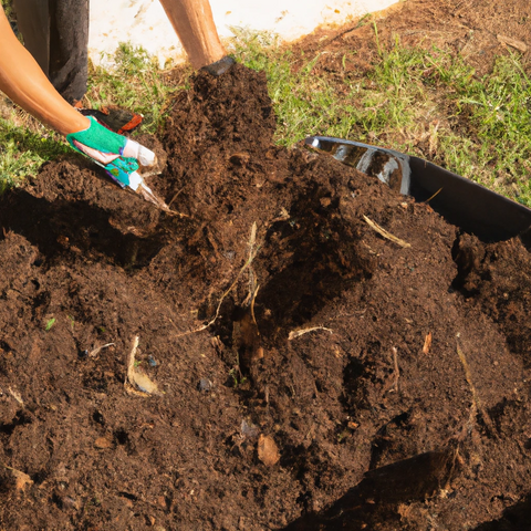 preparar el terreno con compost para sembrar tomate
