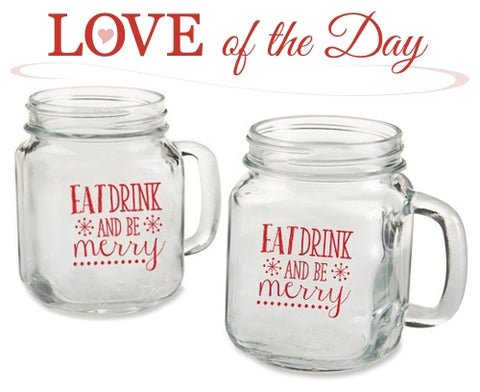 Christmas Mason Jar Glasses