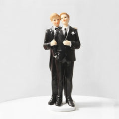 Gay Wedding Cake Top - 7 Inches Tall