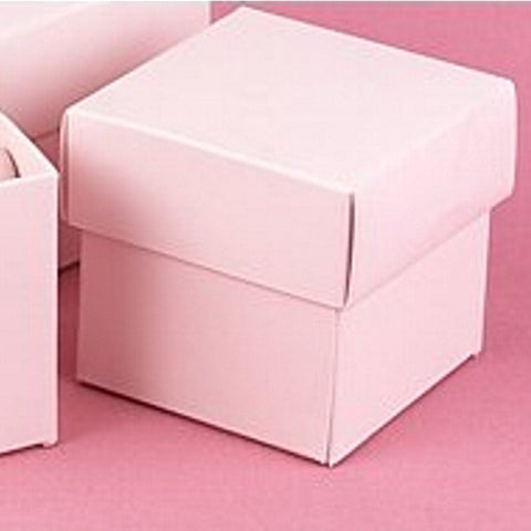 Light Pink Two Piece Favor Boxes