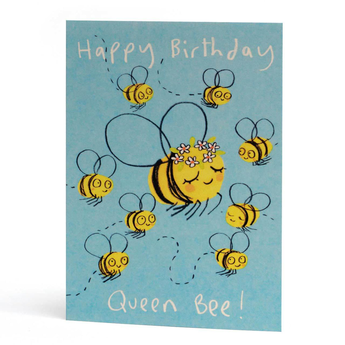 Happy Birthday Queen Bee Greeting Card | The Curious Pancake