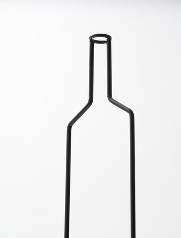 bottle outline vase