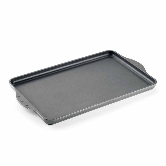 Cast Iron Non-Stick Fish Pan With Detachable Handle Oval 38X28 cm Titanium  Nowo 1538IL WOLL