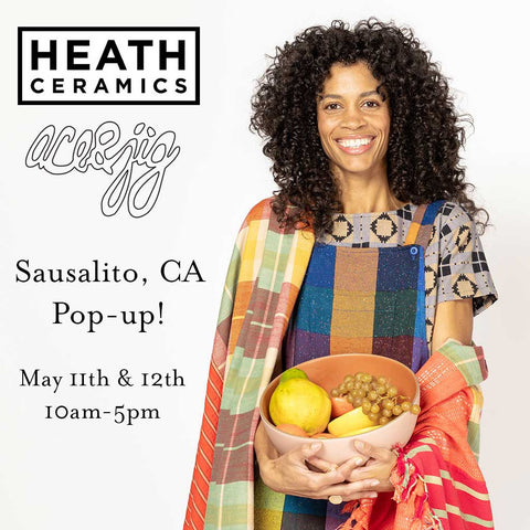 Ace & Jig Pop-Up at Heath Ceramics in Sausalito CA flyer